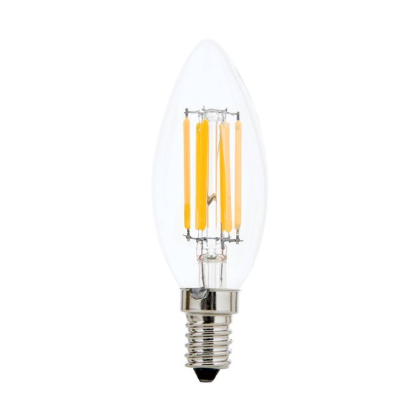 Orion led kaarslamp e14 5w filament helder 827 dimbaar