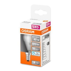 OSRAM Classic P LED lamp E14 4,9W 6.500K mat