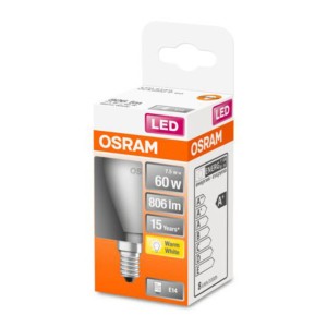 OSRAM Classic P LED lamp E14 6,5W 2.700K mat