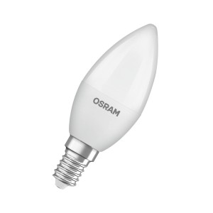 OSRAM LED Classic Star, kaars, mat, E14, 3,3 W, 4.000 K