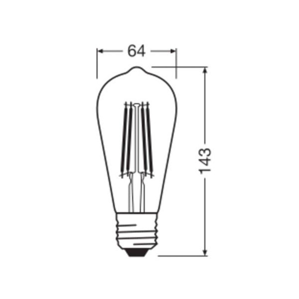 Osram led vintage 1906 edison