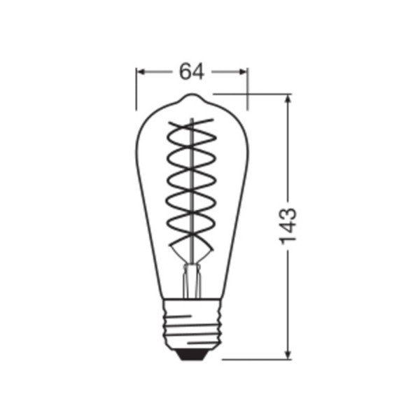 Osram led vintage 1906 edison