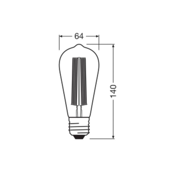 Osram led vintage 1906 edison