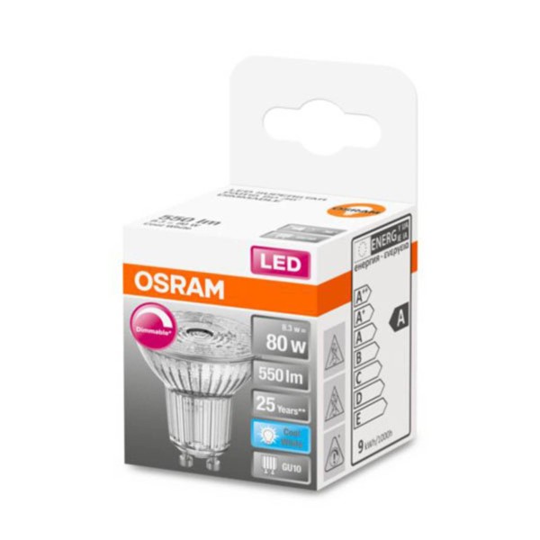 Osram led glasreflectorlamp gu10 7w 940 36° dimbaar