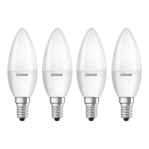 OSRAM LED kaars E14 Base Retro 4,9W 4er 4.000K