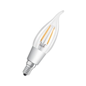 OSRAM LED kaarslamp E14 4W warmwit dimbaar helder