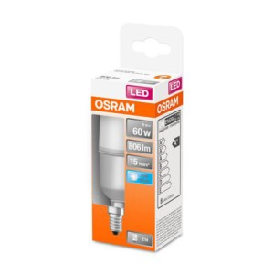 OSRAM LED lamp E14 Classic STICK mat 4.000K 8W