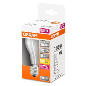 OSRAM LED lamp E27 Superstar 11W mat 2.700K