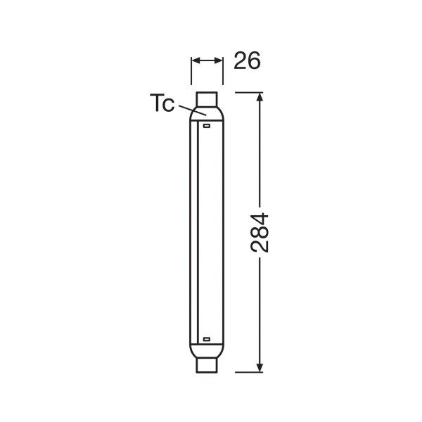 Osram led lamp buislamp s15