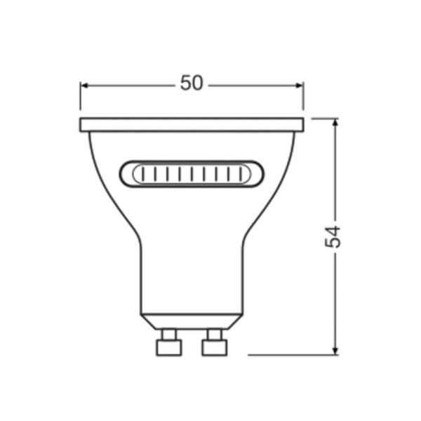 Osram led reflectorlamp gu10