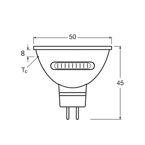 Osram led reflectorlamp gu5. 3