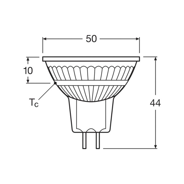 Osram led reflectorlamp gu5. 3 set van 3