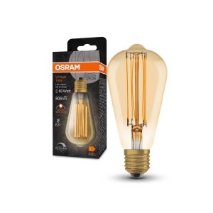 OSRAM vintage 1906 E27 8,8W LED ST64 822 goud dim