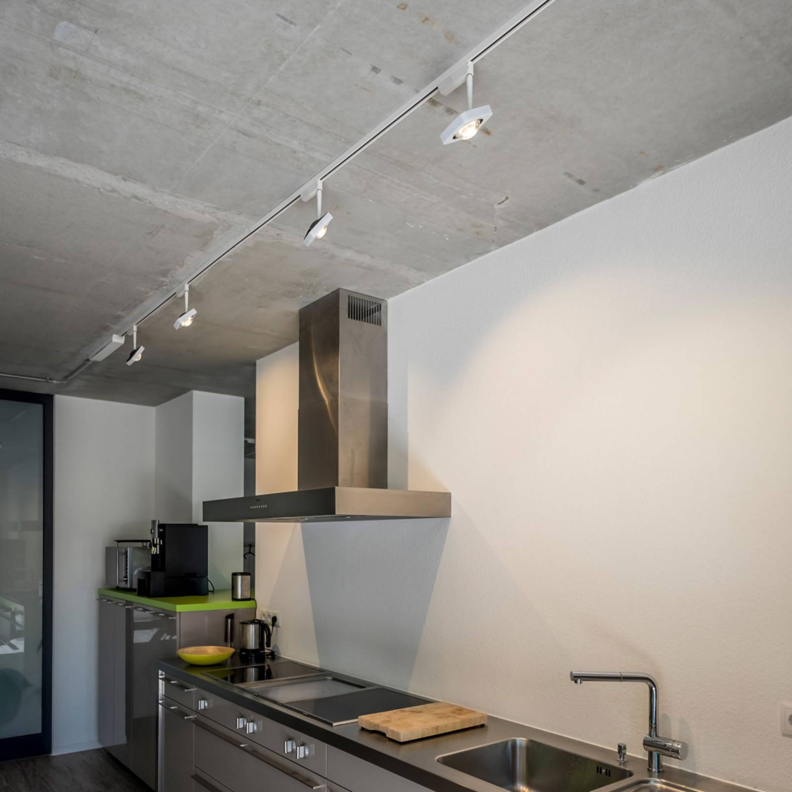 Oligo Kelveen LED railspot WW 40° wit mat