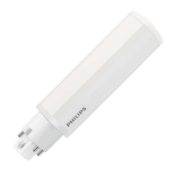 De philips corepro led plc 4p is een led-lichtbron in de vorm van een traditionele fluorescentielamp. Dit product vormt de ideale oplossing voor het opwaarderen van tl-verlichting in algemene verlichtingstoepassingen: het voldoet aan de basiseisen voor verlichting