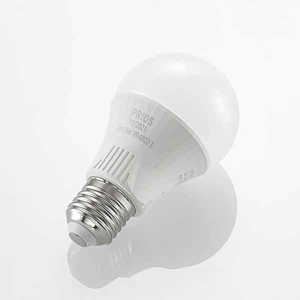 Prios led lamp e27 a60 11w wit 2. 700k 10 per set 2