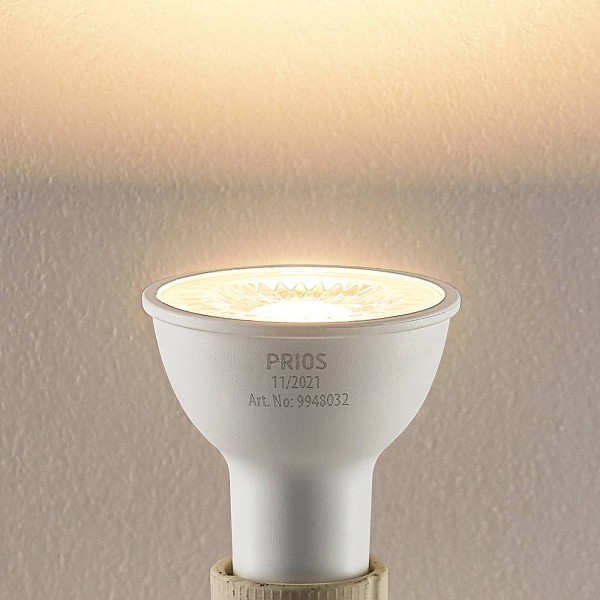 Prios led reflector gu10 5w 3. 000k 60° 2