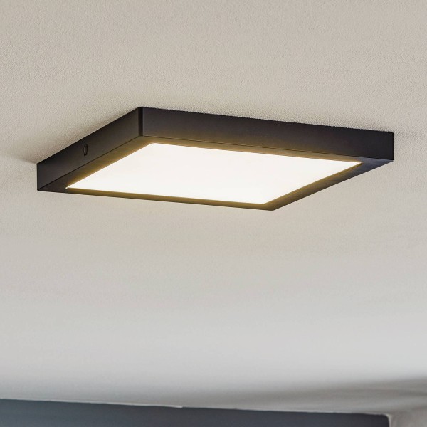 Paulmann abia led paneel 30x30 cm 2. 700k zwart