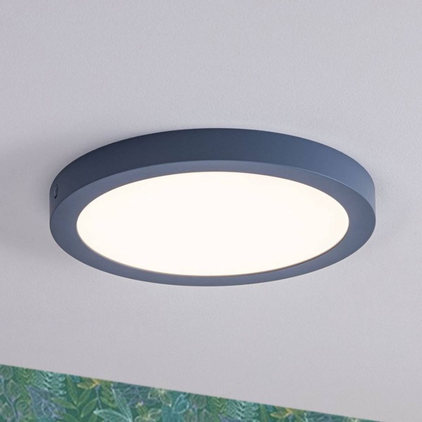 Paulmann abia led paneel ø 30cm 2. 700k grijsblauw