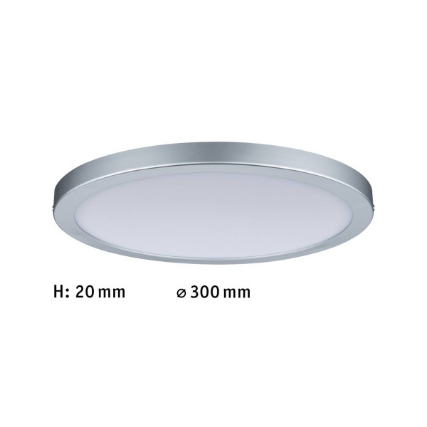 Paulmann atria led plafondlamp ø30cm chroom