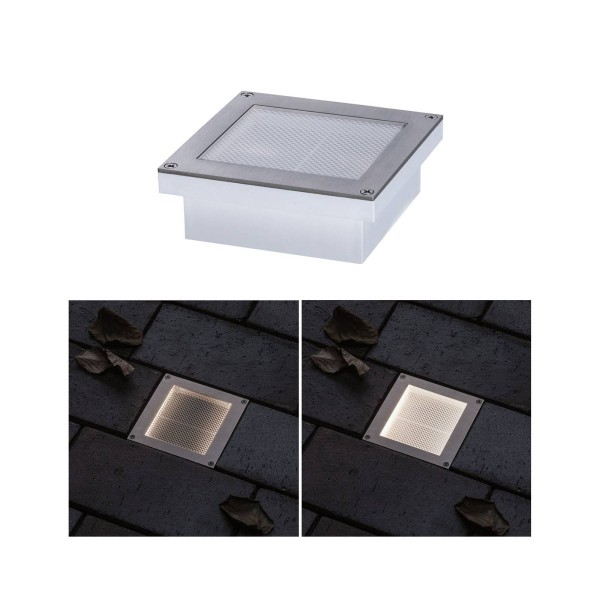 Paulmann brick led grondspot inbouwlamp 10x10cm 3