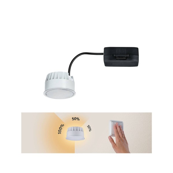 Paulmann coin nova led 3 step dim 100° 6w 2. 700k 2