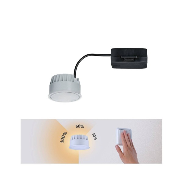 Paulmann coin nova led 3 step dim 100° 6w 4. 000k 2