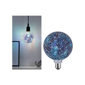 Paulmann E27 LED Globe 5W Miracle Mosaic blauw