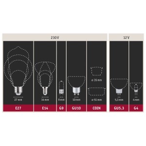 Paulmann GU5,3 4,9W reflector 819 zwart/goud