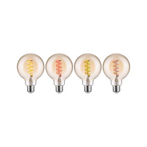 Paulmann LED bol G95 ZigBee E27 6,3W goud RGBW