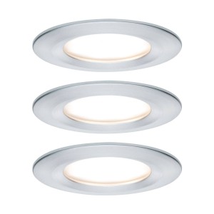 Paulmann LED inbouwspot Nova Coin 3 aluminium rond dimbaar