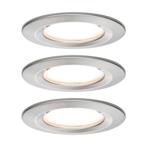 Paulmann LED inbouwspot Nova Coin 3 ijzer rond dimbaar