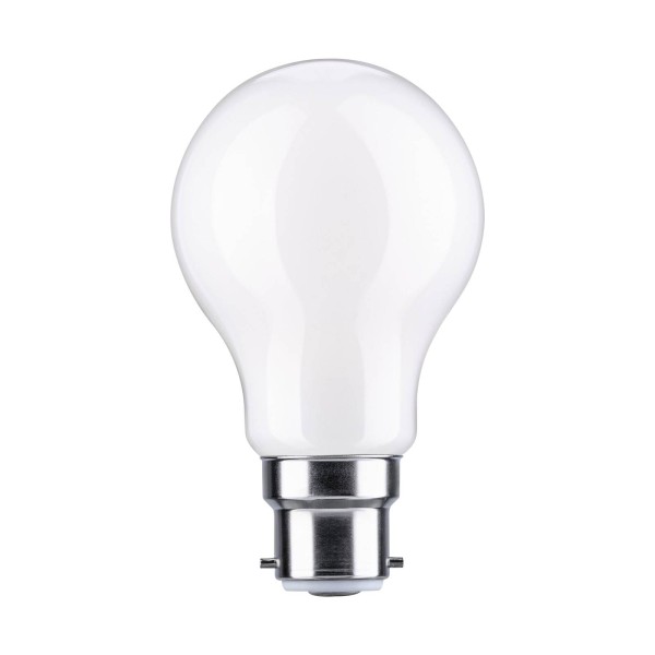 Paulmann led lamp b22d a60 9w 2. 700k opaal dimbaar