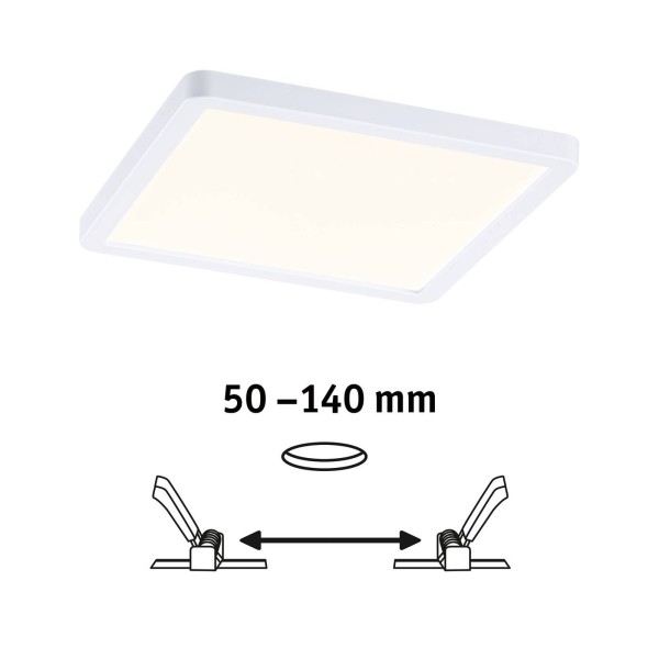 Paulmann led paneel aero 3. 000k hoekig 175 cm wit 3