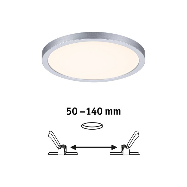 Paulmann led paneel aero 3. 000k rond chroom 175cm 3