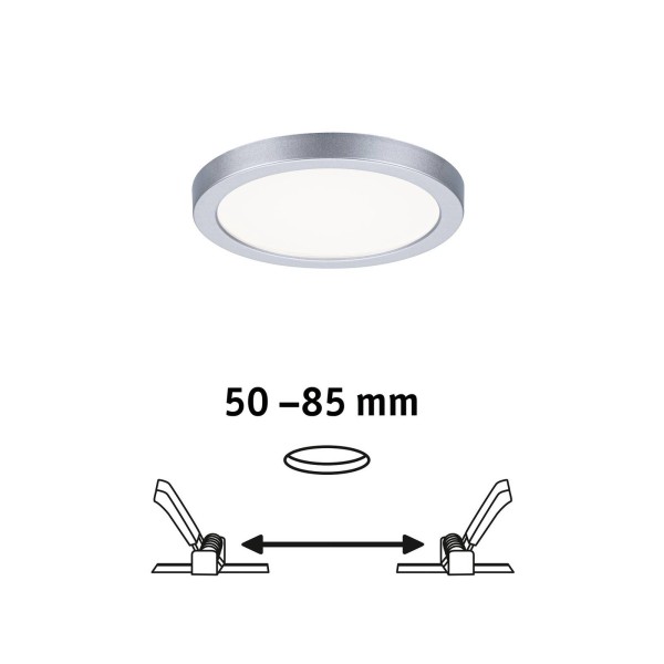 Paulmann led paneel areo 4. 000k rond chroom 118cm 3