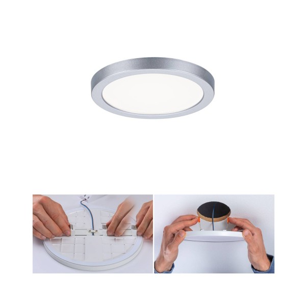 Paulmann led paneel areo 4. 000k rond chroom 11