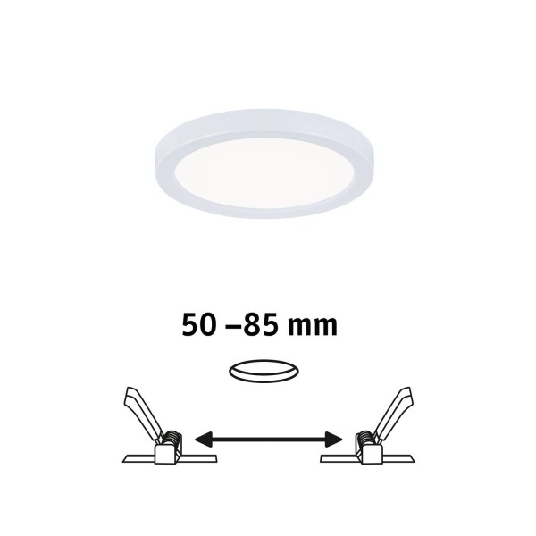 Paulmann led paneel areo 4. 000k rond wit 118cm 3