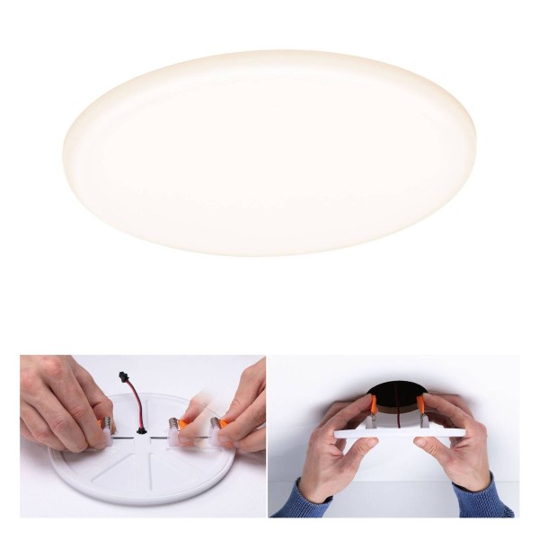 Paulmann led paneel veluna 3. 000k rond 185cm 3