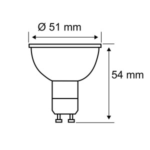 Paulmann LED reflector GU10 5,7W 2.700K 100°