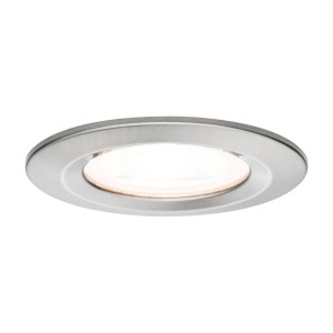 Paulmann LED-spot Nova rond, IP44, dimbaar, ijzer