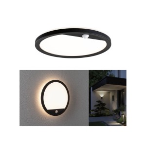 Paulmann Lamina sensor-wandlamp 830 rond zwart