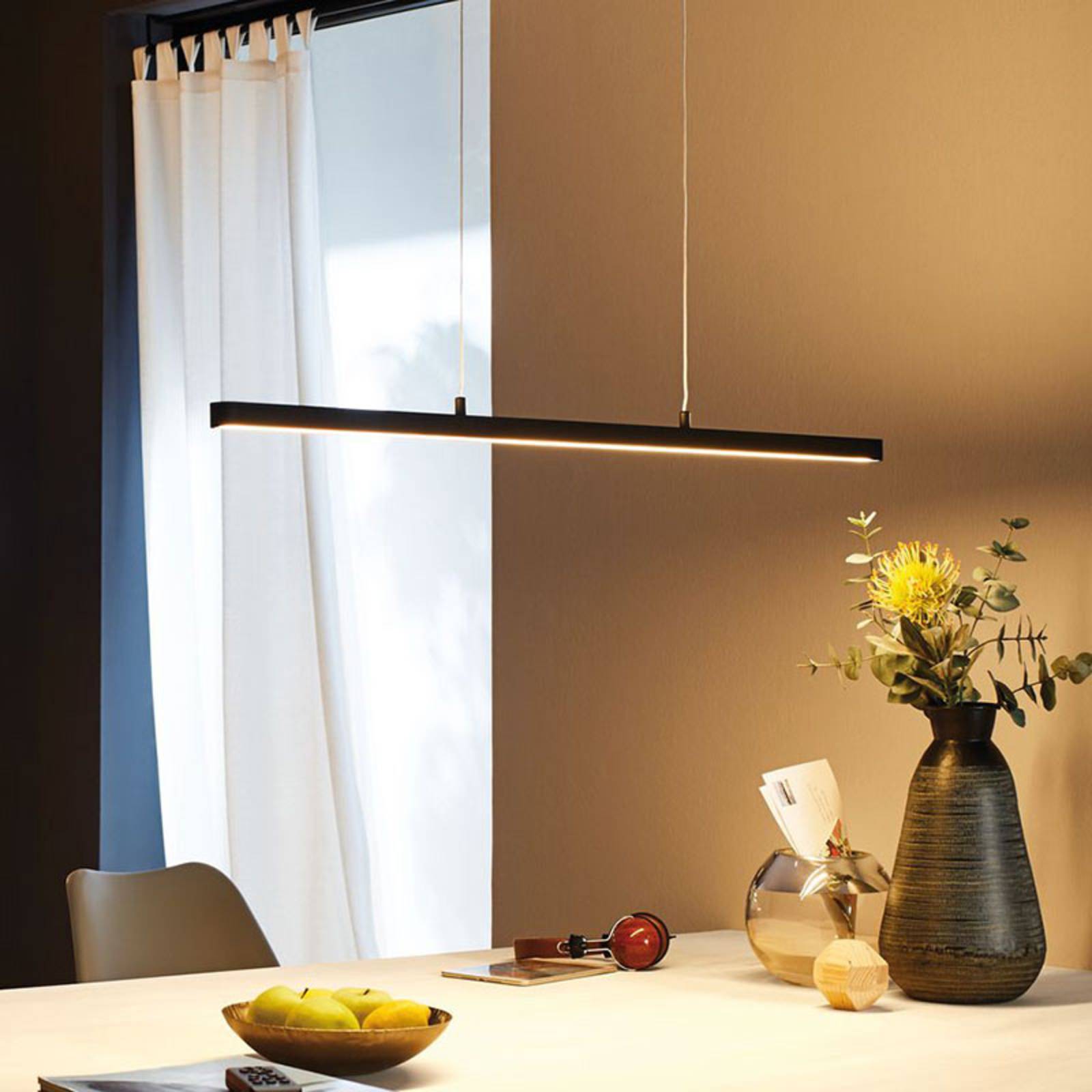 Paulmann Lento hanglamp black dim CCT Bluetooth