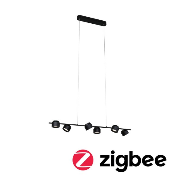 Paulmann puric pane led hanglamp zigbee 6-lamps