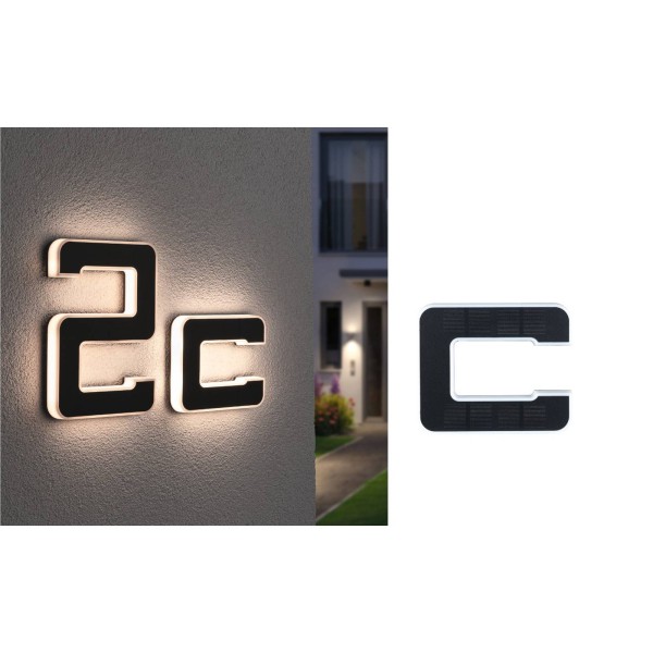 Paulmann solar letter c