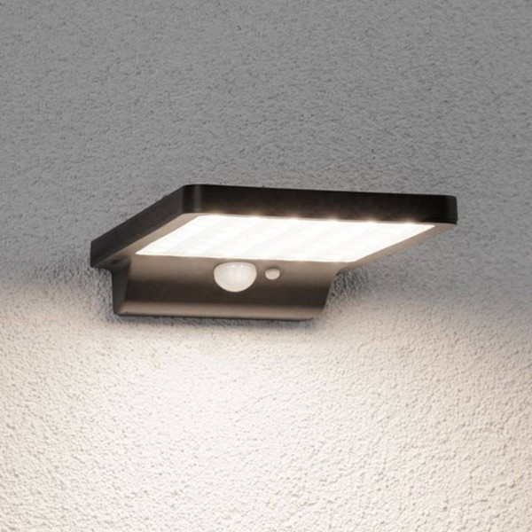 Paulmann solveig led solarwandlamp met sensor