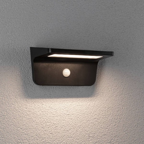 Paulmann solveig solar-wandlamp met sensor