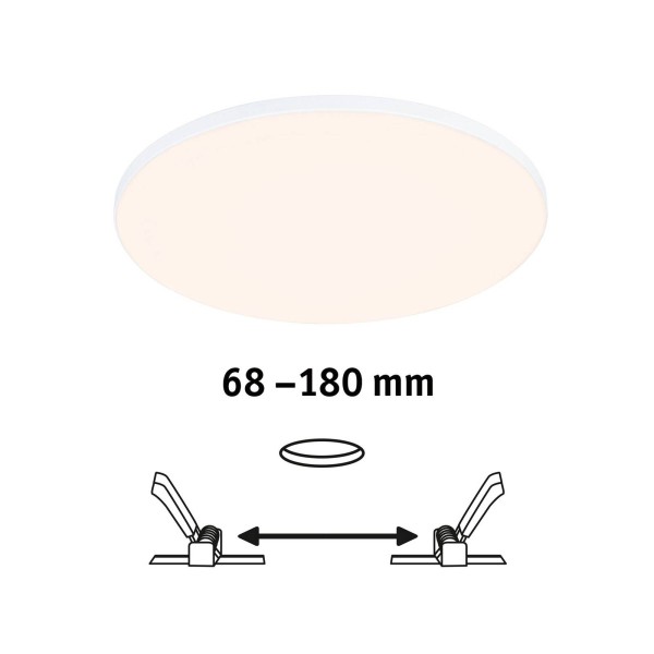 Paulmann veluna edge ip44 3. 000k dimmer o 20cm 2