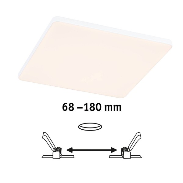 Paulmann veluna edge ip44 3000k dimmer 20x20cm 2