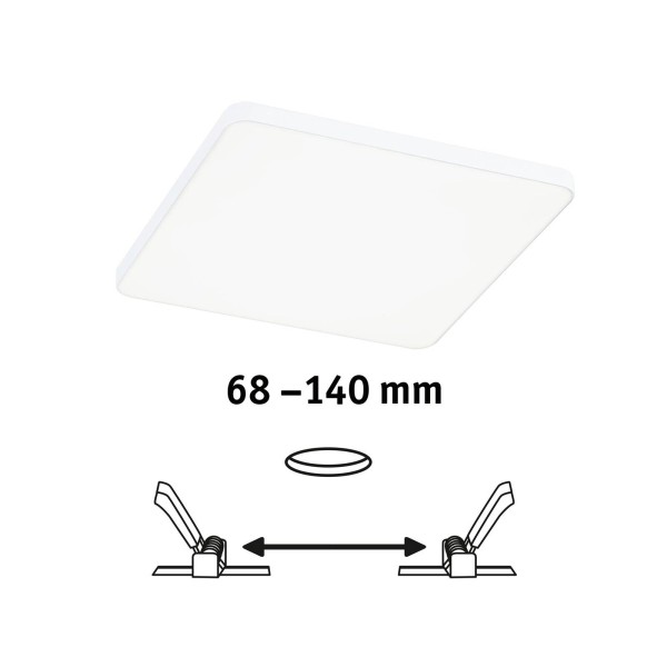 Paulmann veluna edge ip44 4000k dimmer 16x16cm 2